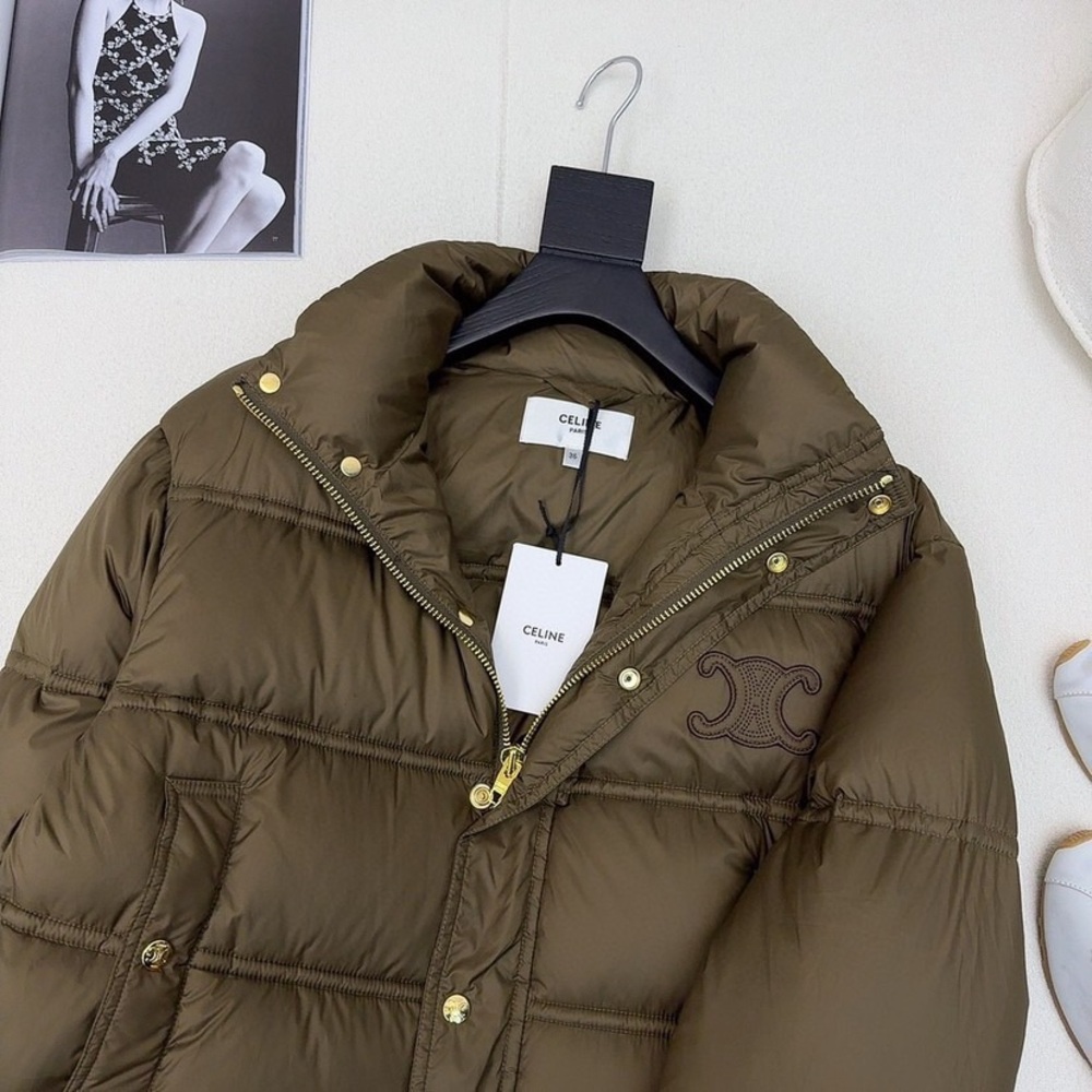 CelineBrown Puffer Jacket - Picture 6 of 6